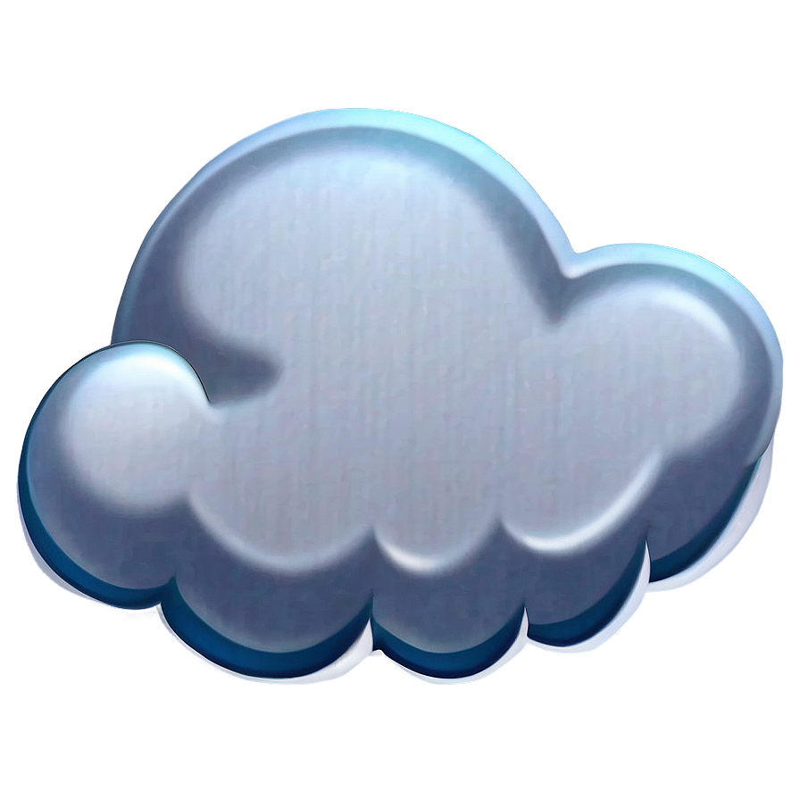 Cartoon Cloud In Different Shapes Png 74