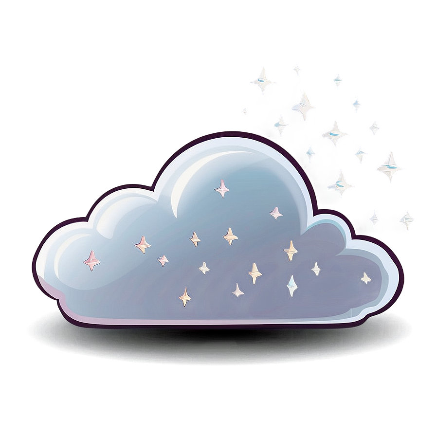 Cartoon Cloud In Different Shapes Png Xks