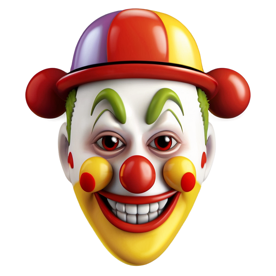 Cartoon Clown Emoji Png Tcm16