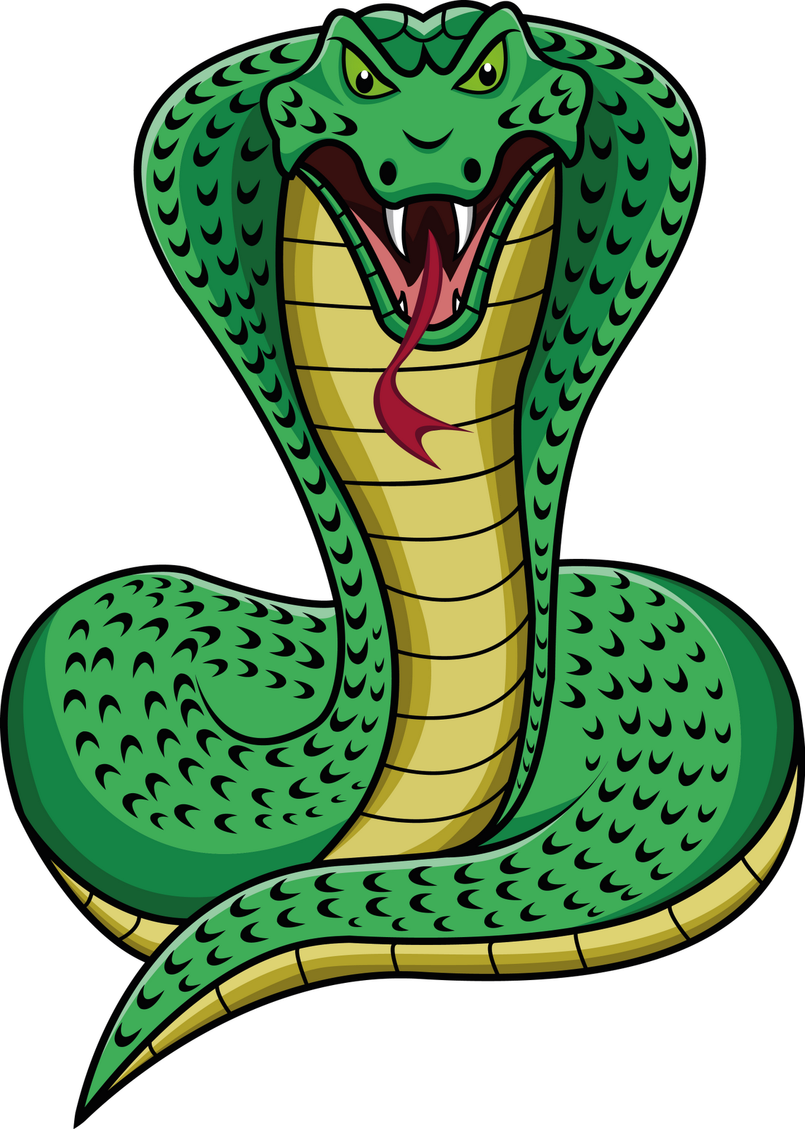 Cartoon Cobra Illustration