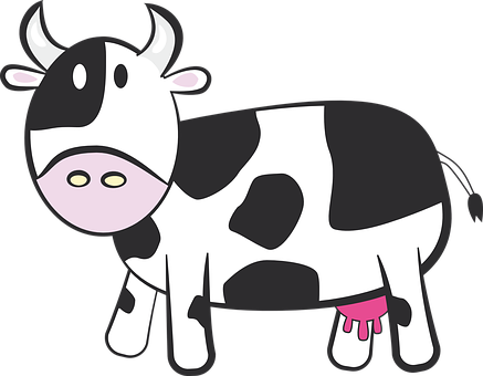 Cartoon Cow Illustration