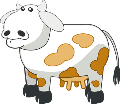 Cartoon Cow Illustration