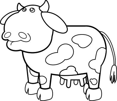 Cartoon Cow Illustration