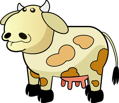 Cartoon Cow Illustration
