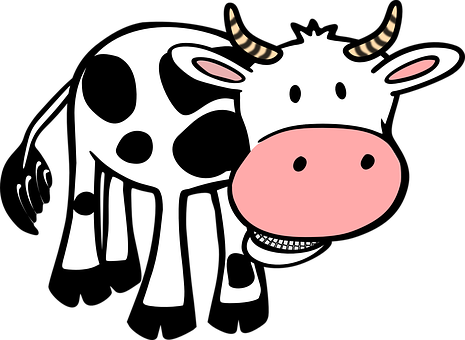 Cartoon Cow Illustration