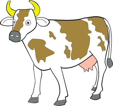 Cartoon Cow Illustration