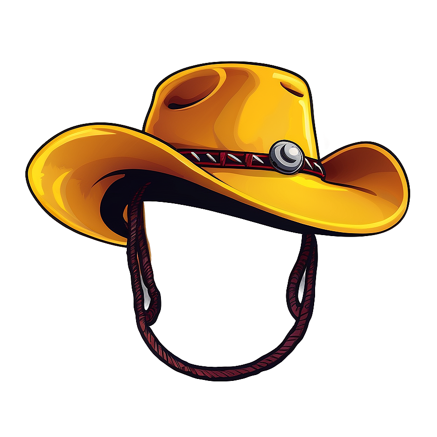 Cartoon Cowboy Hat Transparent Png 05262024