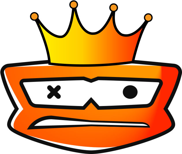 Cartoon Crown Character Graphic