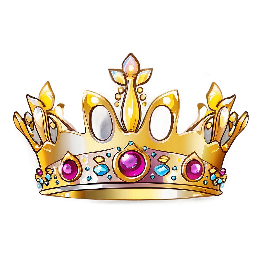 Cartoon Crown For Fairy Png Jqu