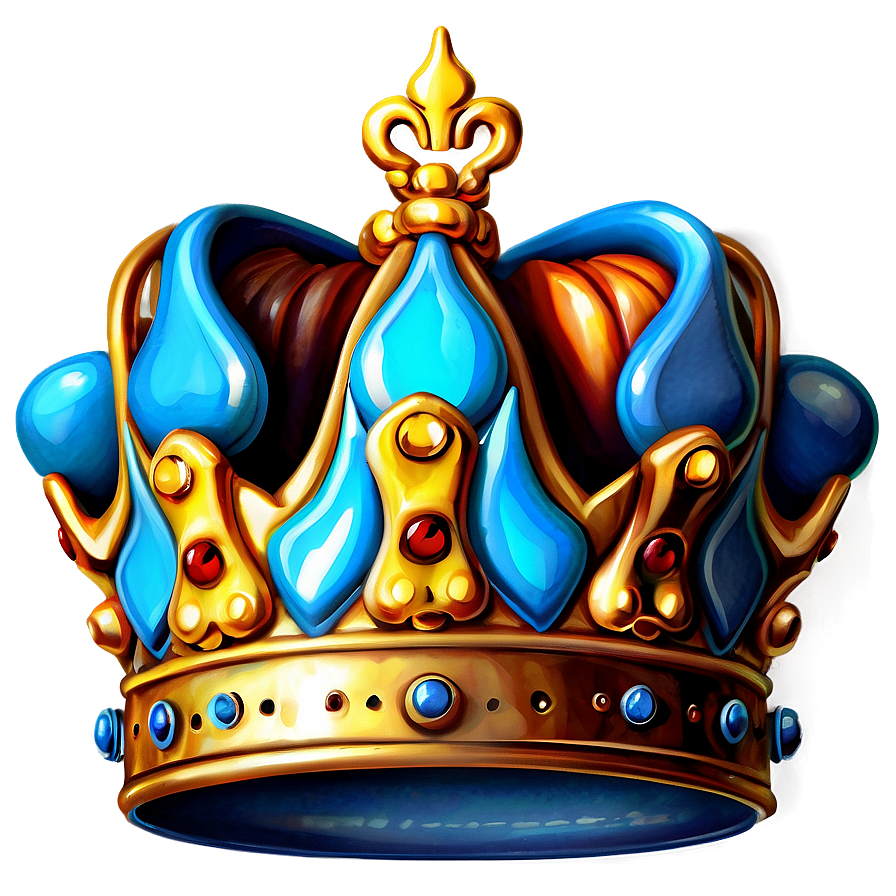 Cartoon Crown For Monarch Png 06132024