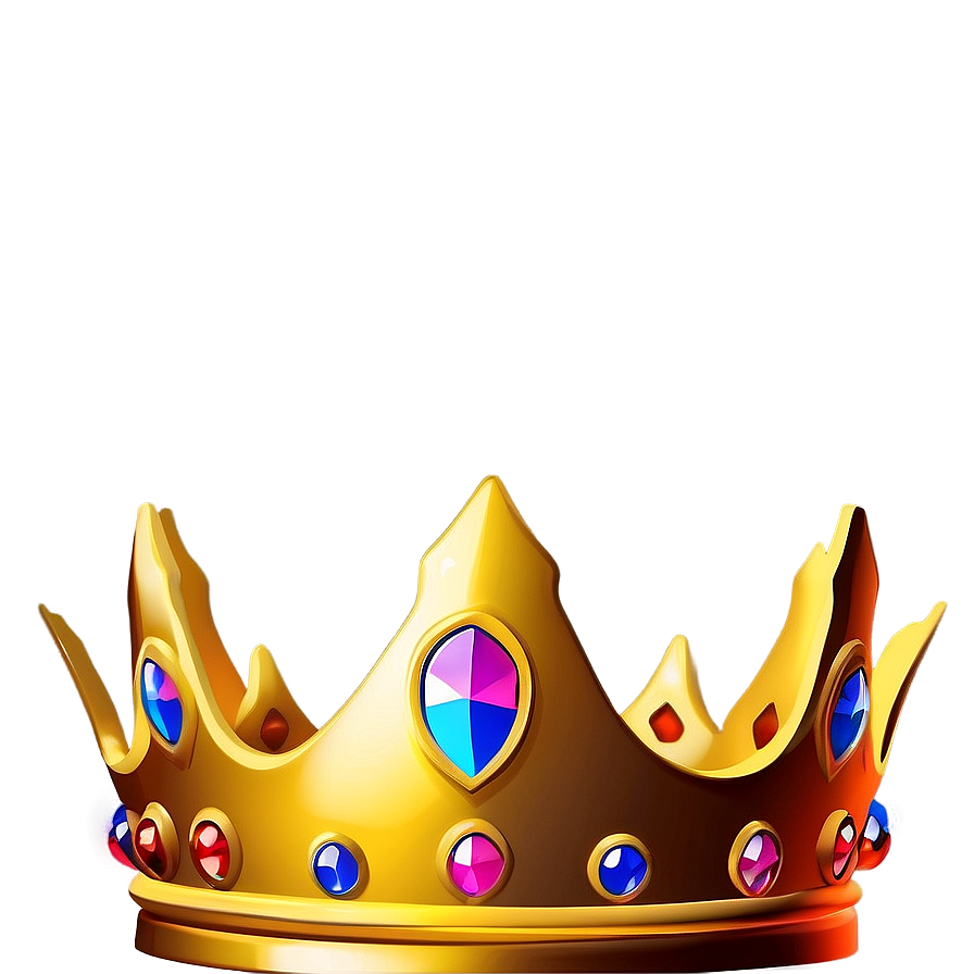 Cartoon Crown With Stars Png 06132024