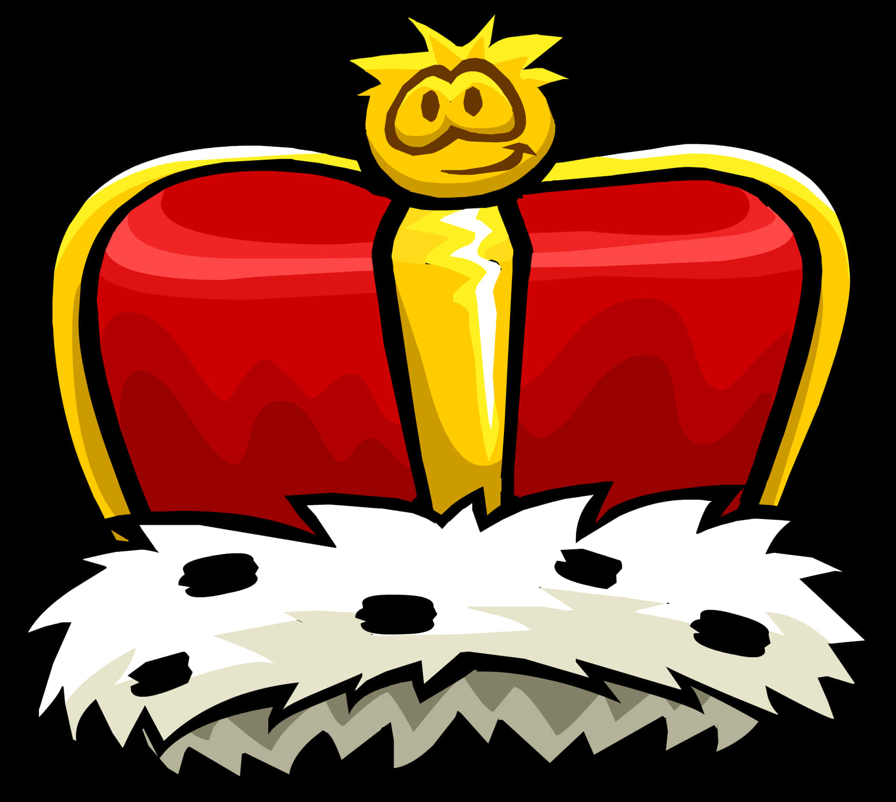 Cartoon Crownwith Face