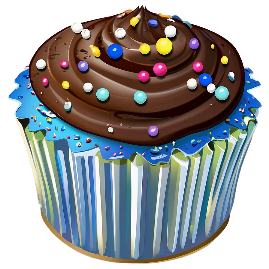 Cartoon Cupcake Png Hqy