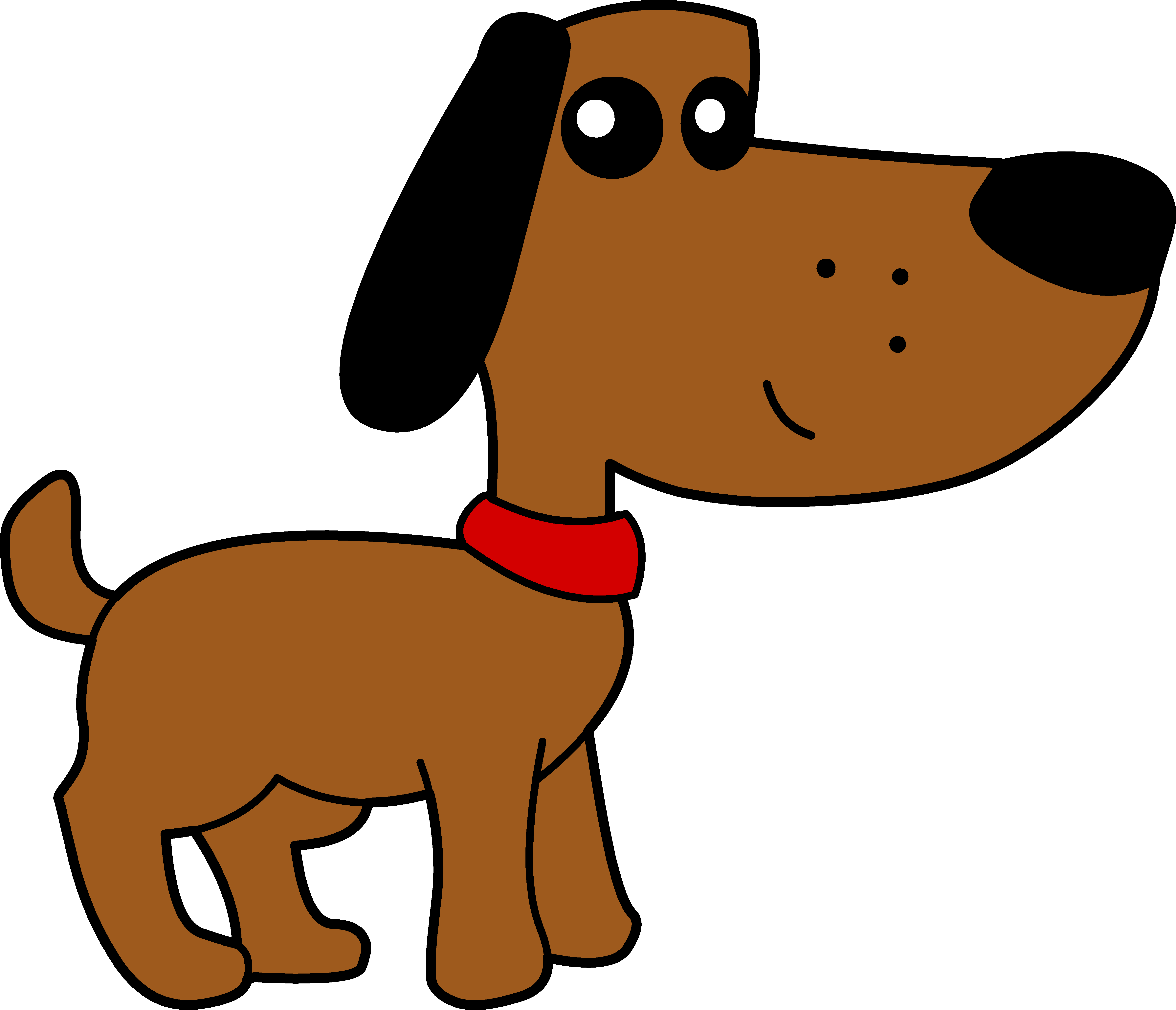 Cartoon Dachshund Dog Illustration