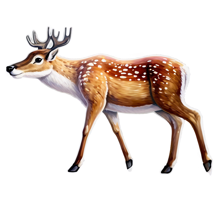 Cartoon Deer Character Png Fuh