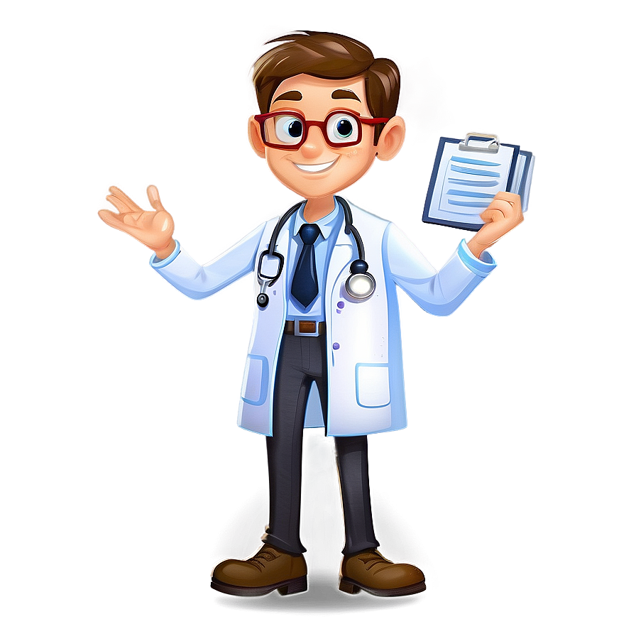 Cartoon Doctor Character Png Ghw