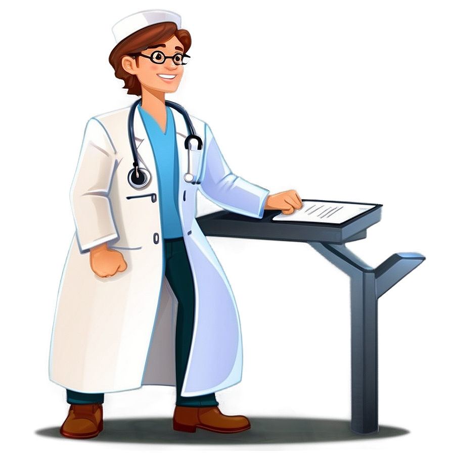 Cartoon Doctor In Action Png 18