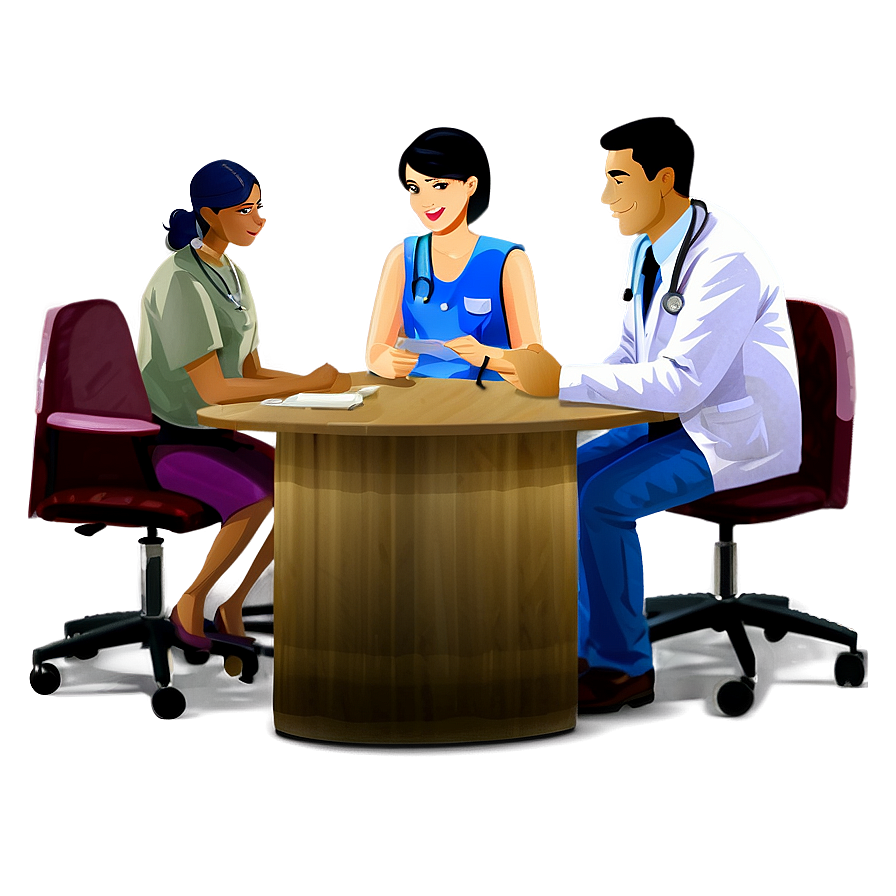 Cartoon Doctor In Conference Png 06262024