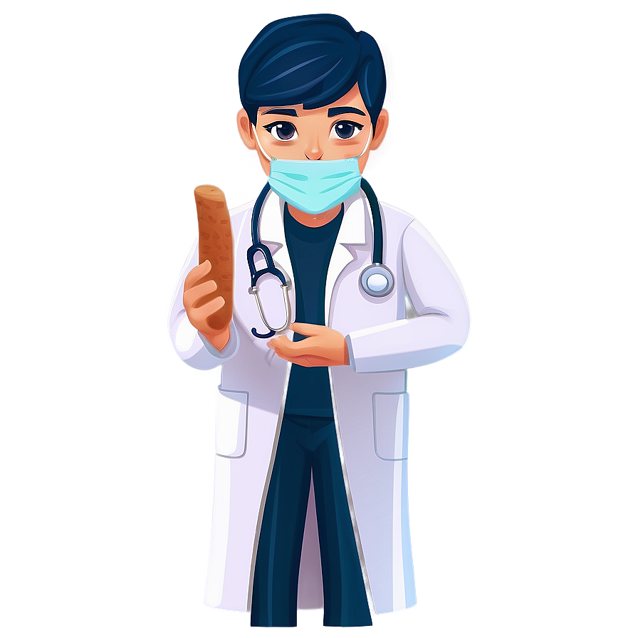 Cartoon Doctor With Bandage Png 66