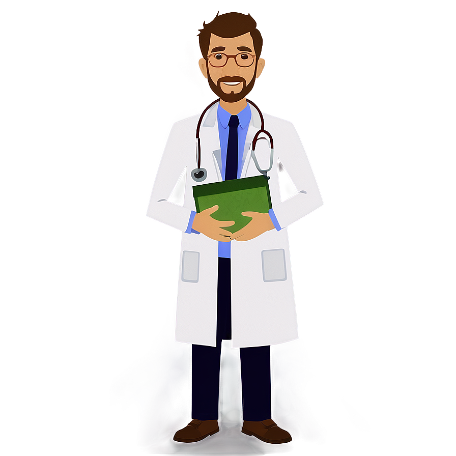 Cartoon Doctor With Medical Bag Png Rgf12