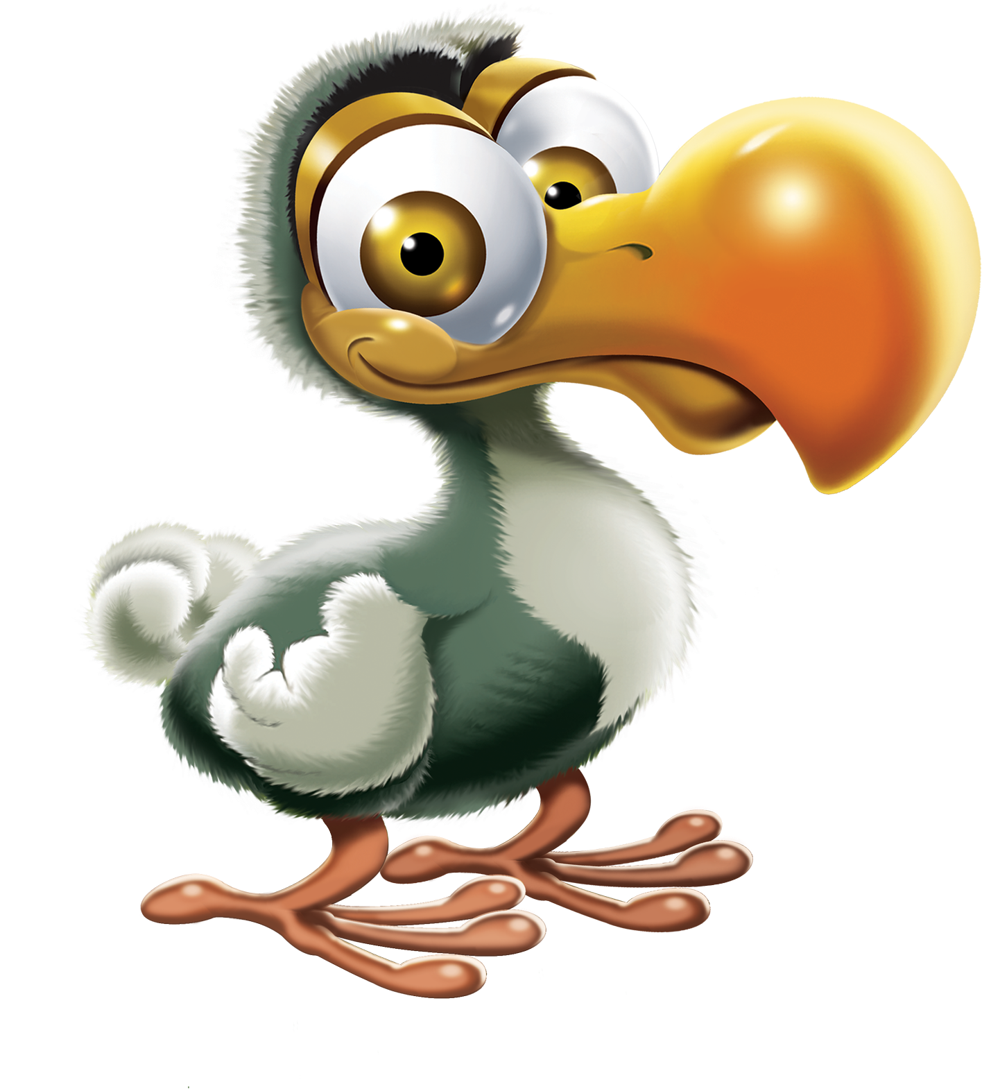 Cartoon Dodo Bird Illustration