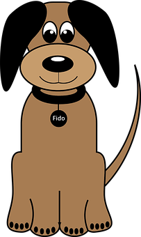 Cartoon Dog Named Fido