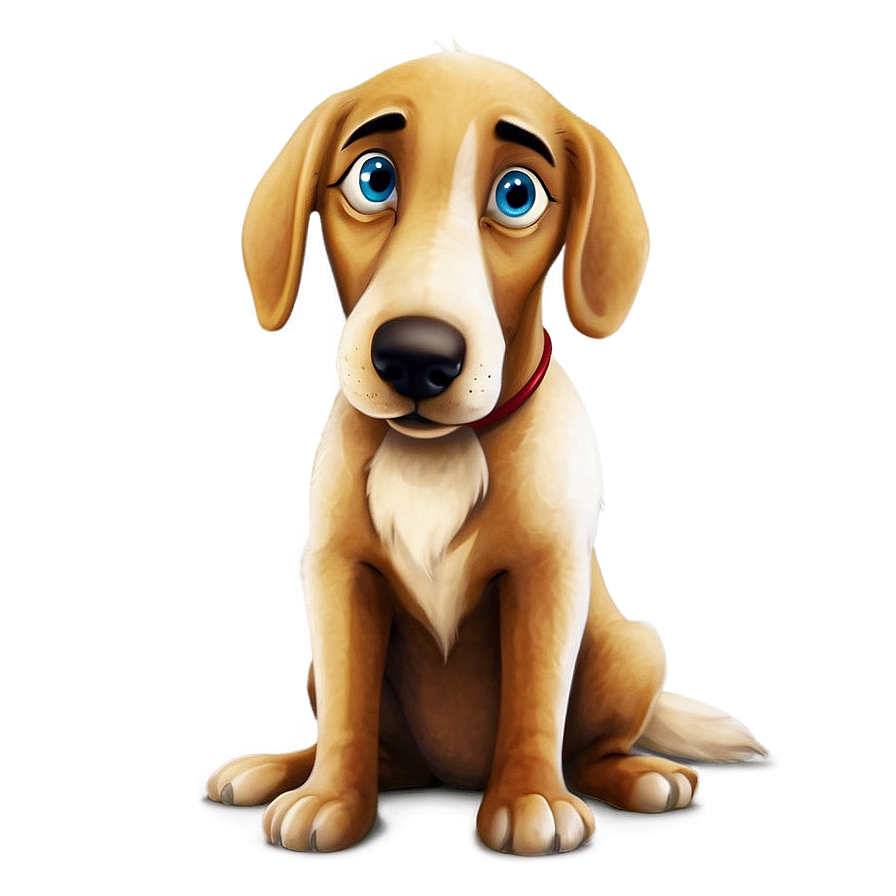 Cartoon Dog Sitting Png Lbe2