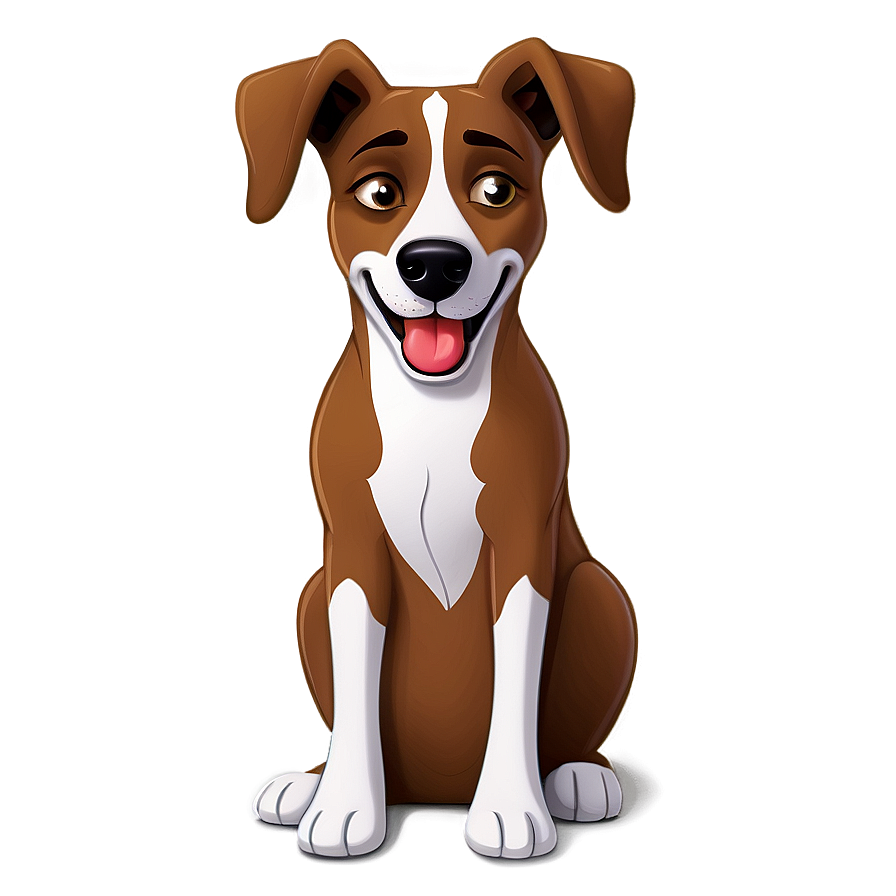 Cartoon Dog Sitting Png Uvq