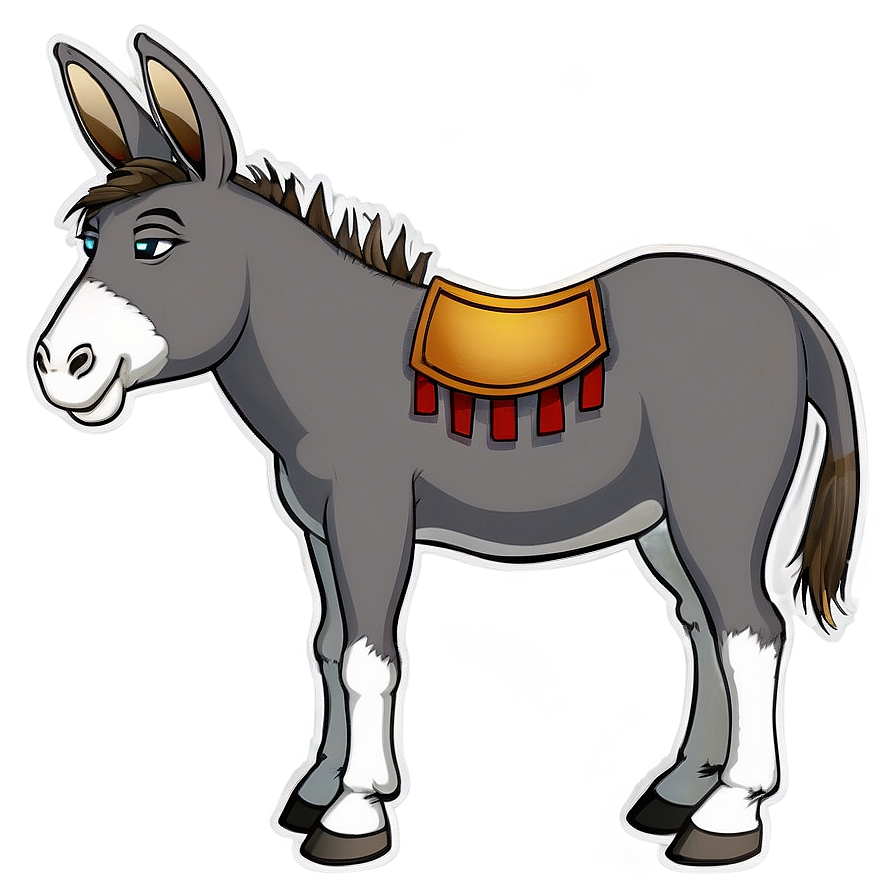 Cartoon Donkey Png 05232024