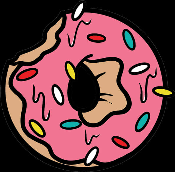 Cartoon Donut Illustration
