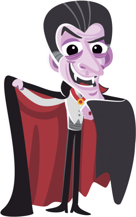 Cartoon Dracula Character