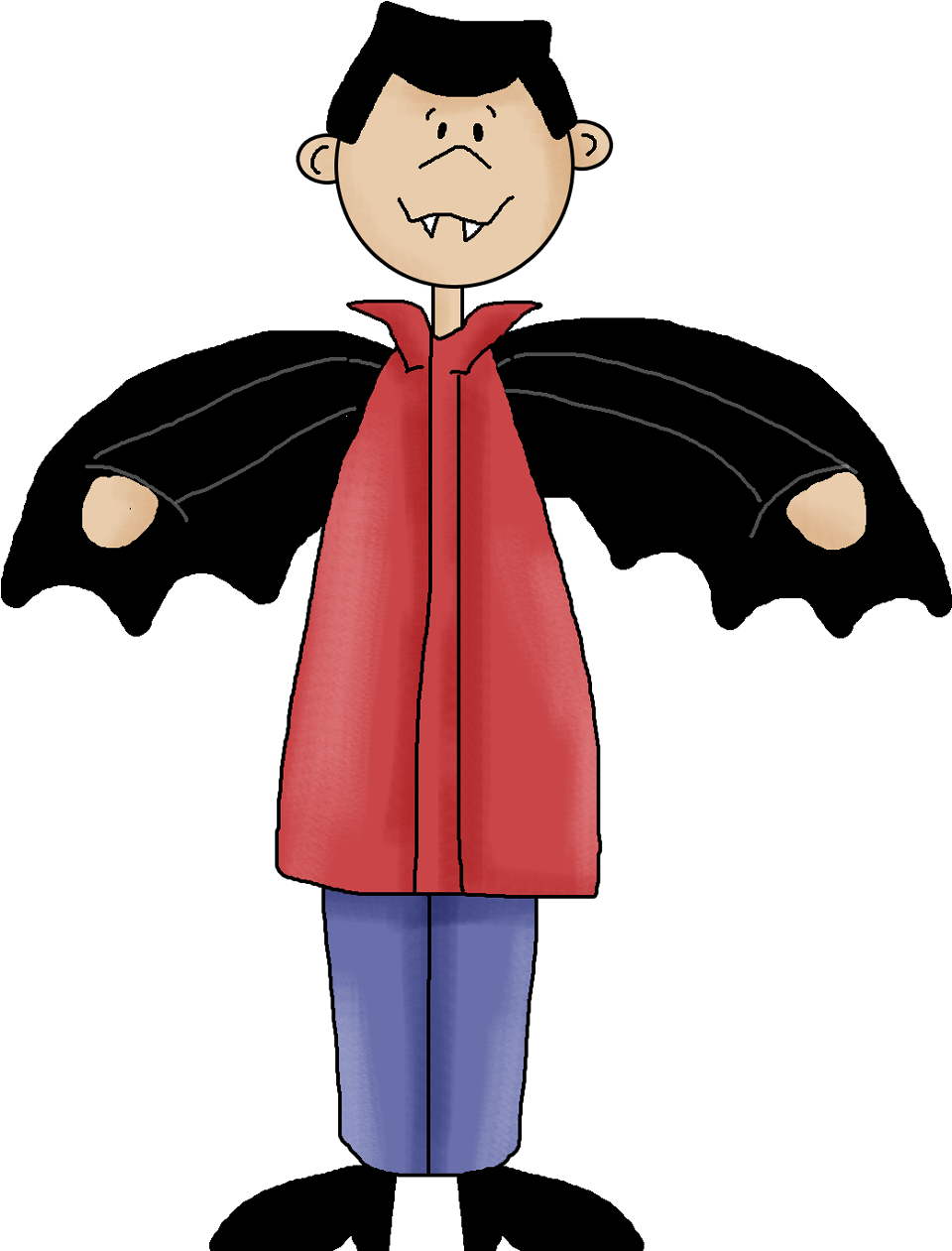 Cartoon Dracula Standing