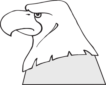 Cartoon_ Eagle_ Profile_ Vector