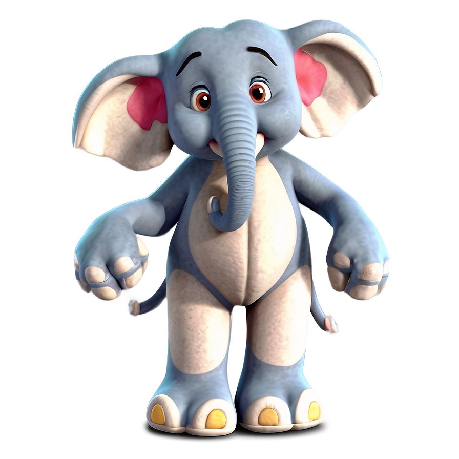 Cartoon Elephant Character Png Oiy