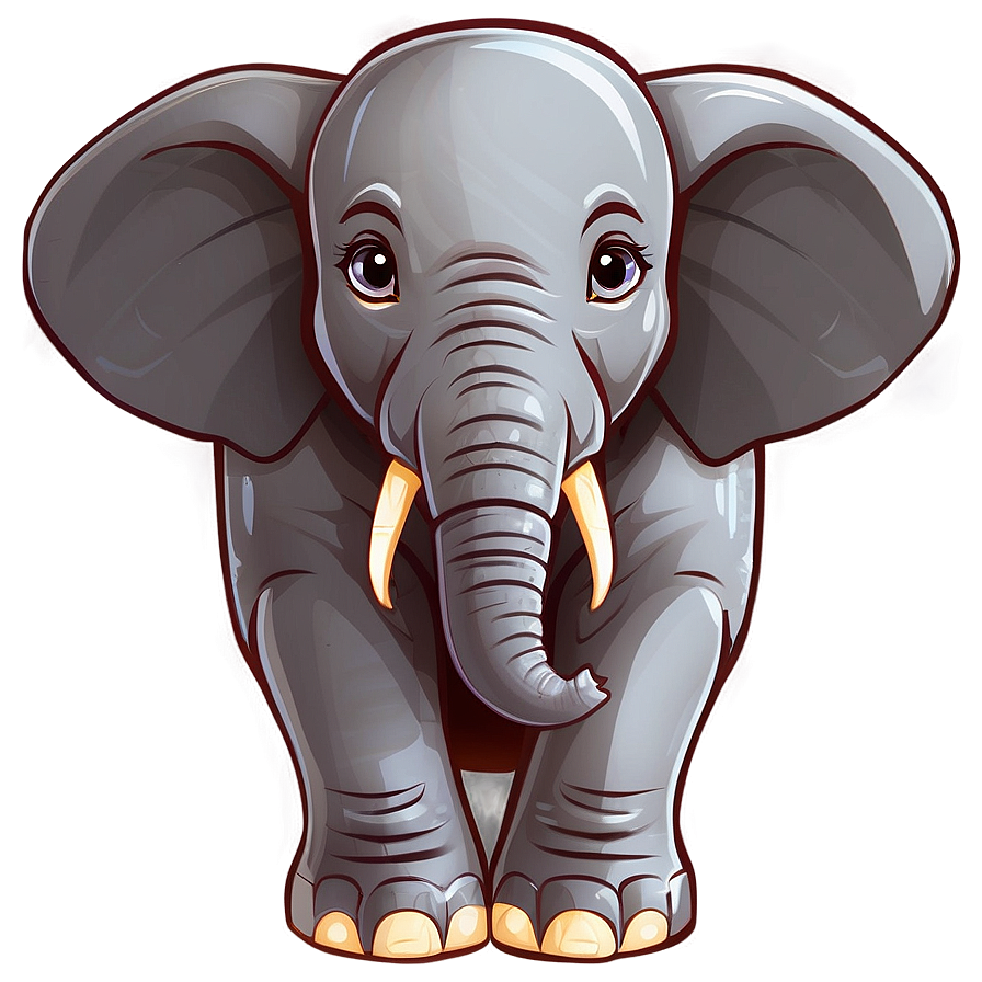 Cartoon Elephant Clipart Png 06272024