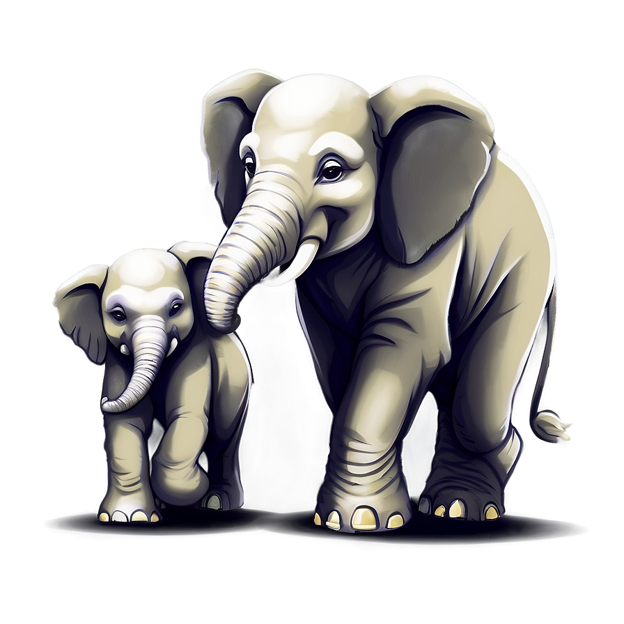 Cartoon Elephant Drawing Png 63