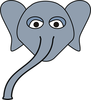 Cartoon_ Elephant_ Graphic