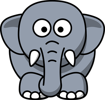 Cartoon Elephant Vector