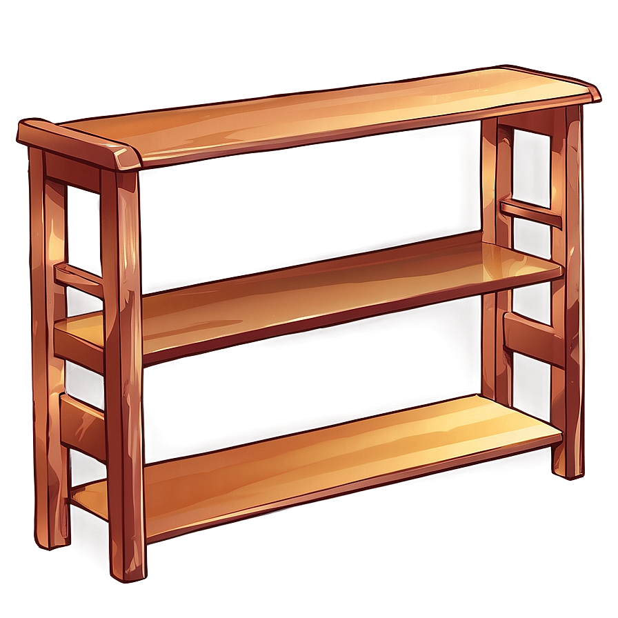 Cartoon Empty Bookshelf Png Yeg