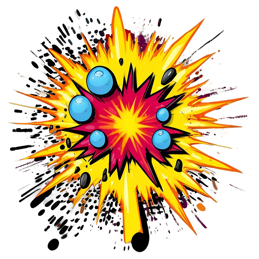 Cartoon Explosion Illustration Png Frt79