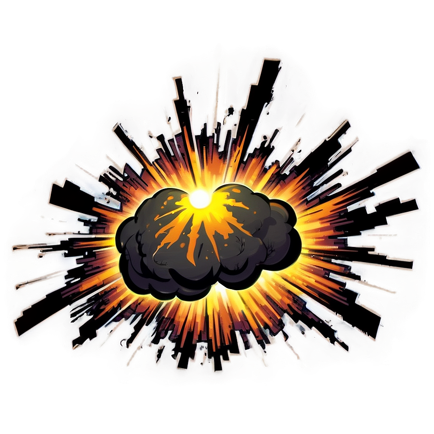 Cartoon Explosion Shockwave Png 06212024