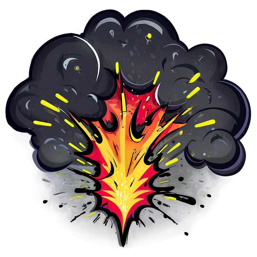 Cartoon Explosion Vector Png 26