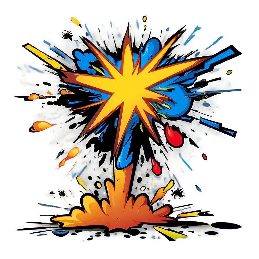 Cartoon Explosion Vector Png Beg