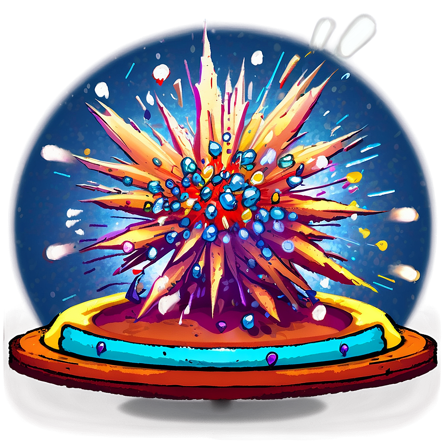 Cartoon Explosion With Light Png 44