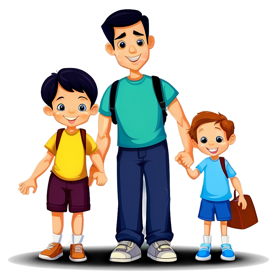 Cartoon Family Clipart Png Bnc