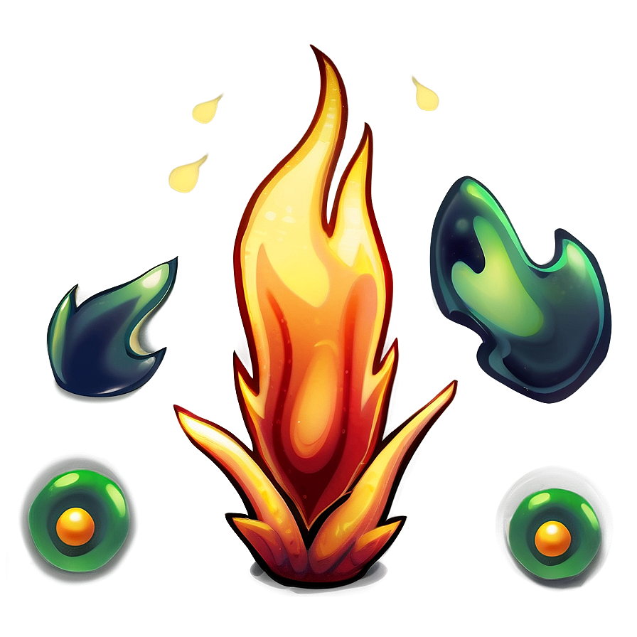 Cartoon Fire Blast Png Dik