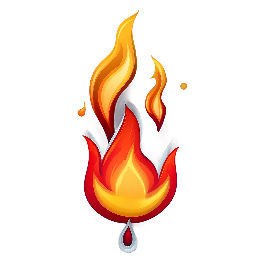 Cartoon Fire Flame Png 96