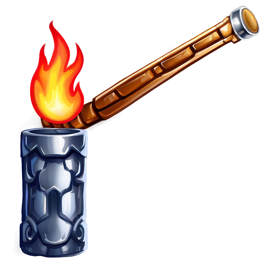 Cartoon Fire Torch Png 62