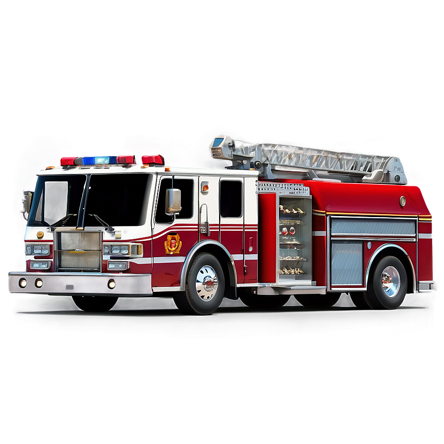 Cartoon Fire Truck Png Mae