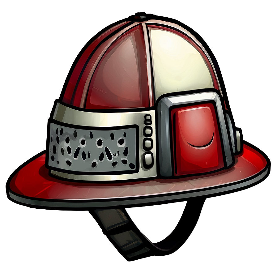 Cartoon Firefighter Helmet Png 43